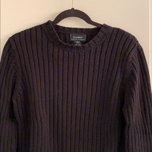Ralph Lauren Ribbed Long Sleeve Sweater